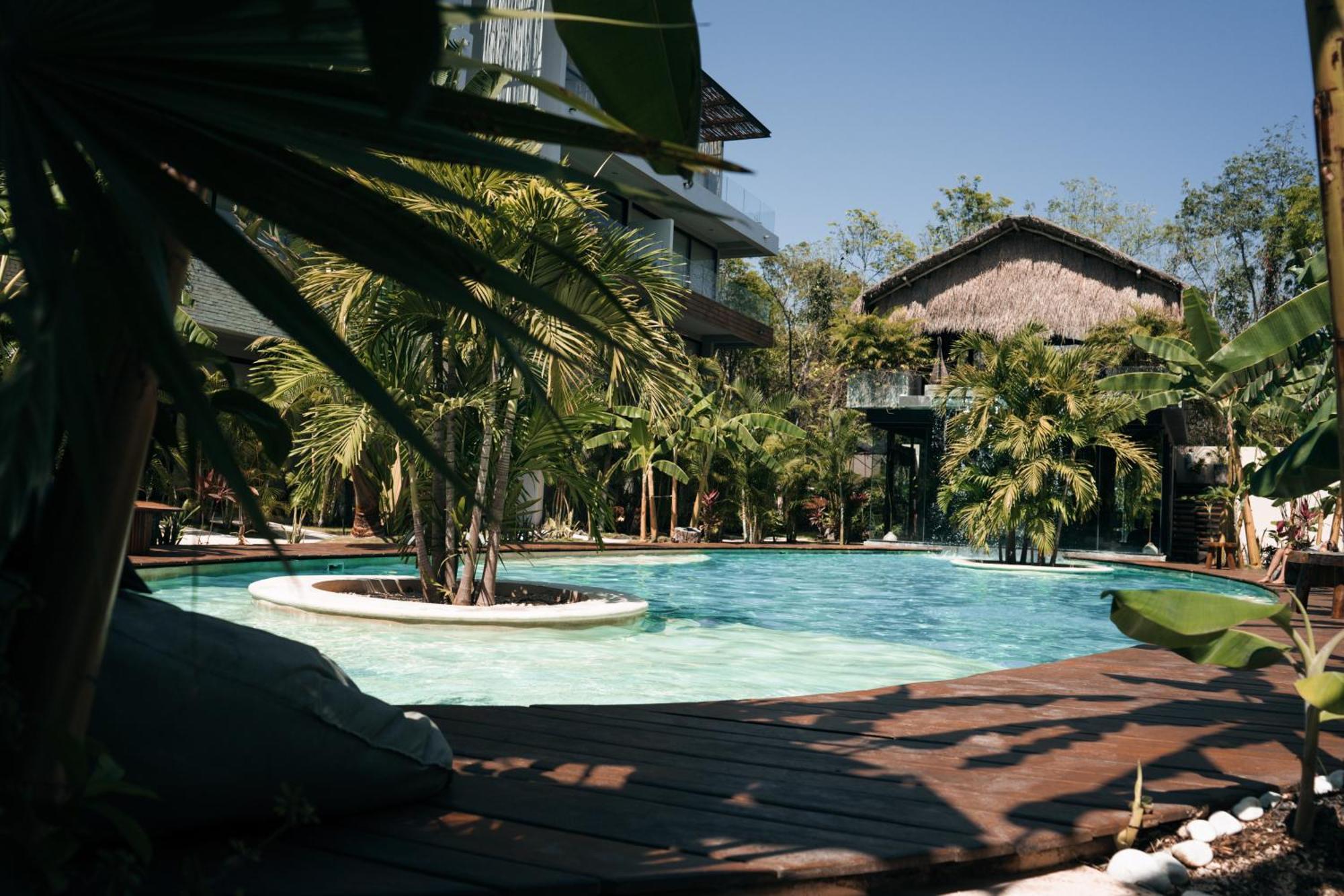 Ferienwohnung Kinah Retreat - Exclusive Boho Tropical Escape Tulum Exterior foto
